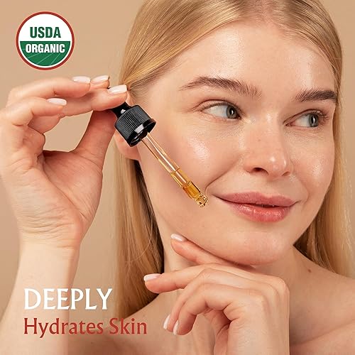 Miniatura 6 de BodyJ4You Aceite de jojoba con 6 piezas de maquinilla de afeitar + aceite de rosa mosqueta para mujeres, cabello de la piel de la cara, 100% puro y