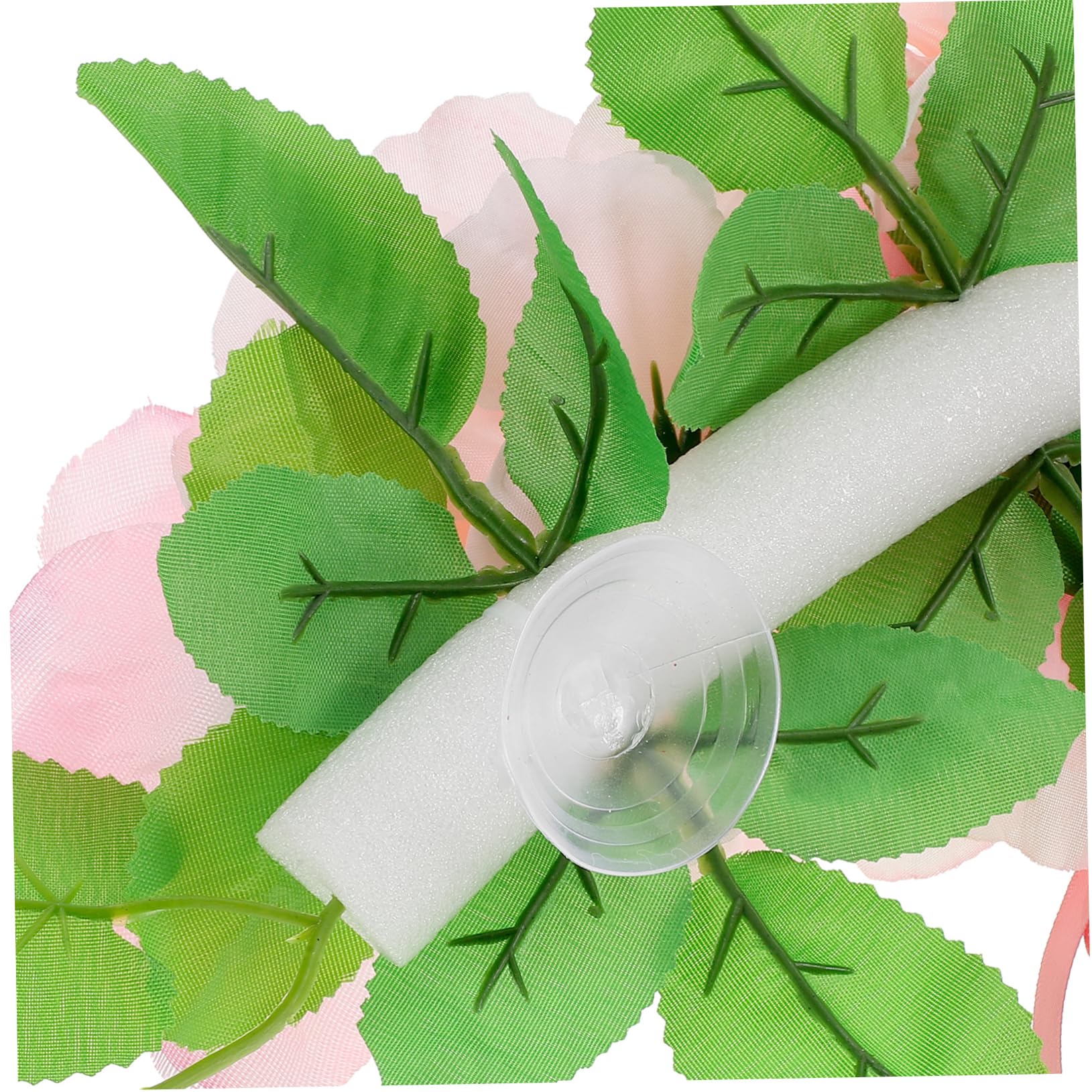 Garneck Hochzeitsauto Dekorationsset mit Seidenblumen Rosa Schleifen und Motorhaubenband für Brautparty Elegante Autodekoration