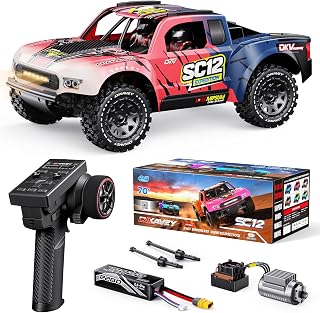 Voiture télécommandée brushless 1/12 RTR, 70+ KM/H Camion Tout-Terrain RC