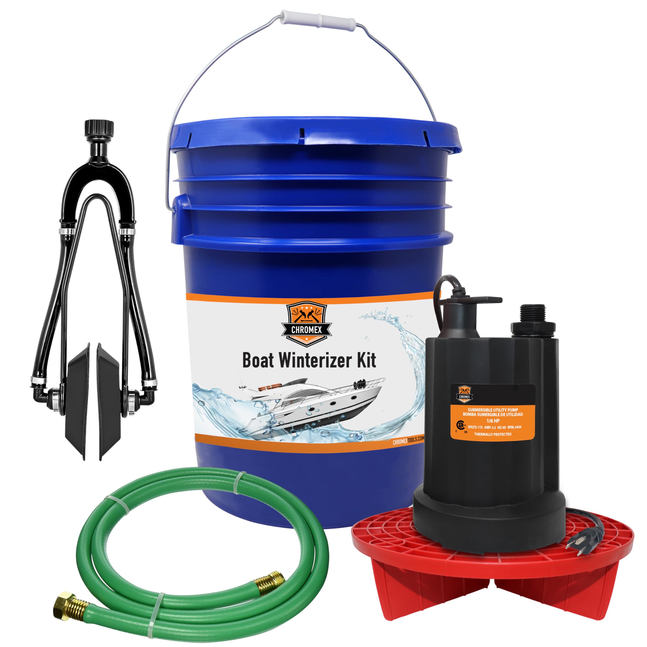 Boat Winterizing Kit Complete Motor Flush and Winterizer System