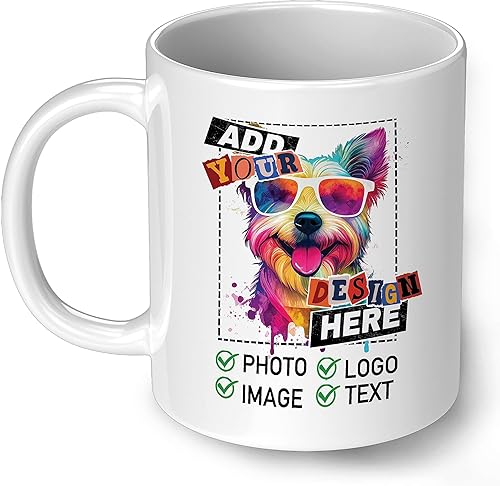 Customized Photo Mug with Personalized Text Upload Your Image Customized Gifts for Men and Women Tea Cup, Best Friend, Christmas Gifts, Taza