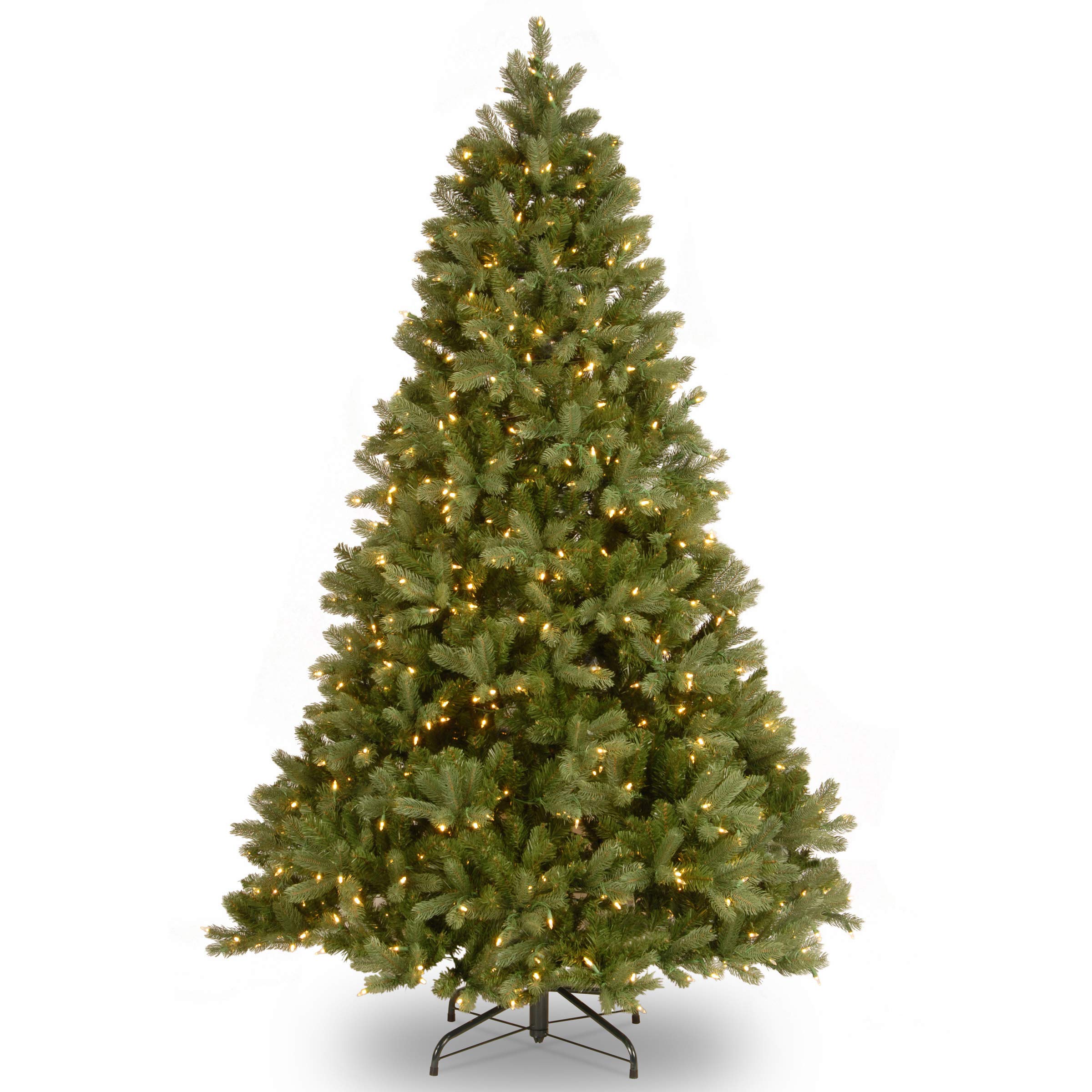 National Tree Company 7 ft Pre-Lit Downswept Douglas Fir Artificial