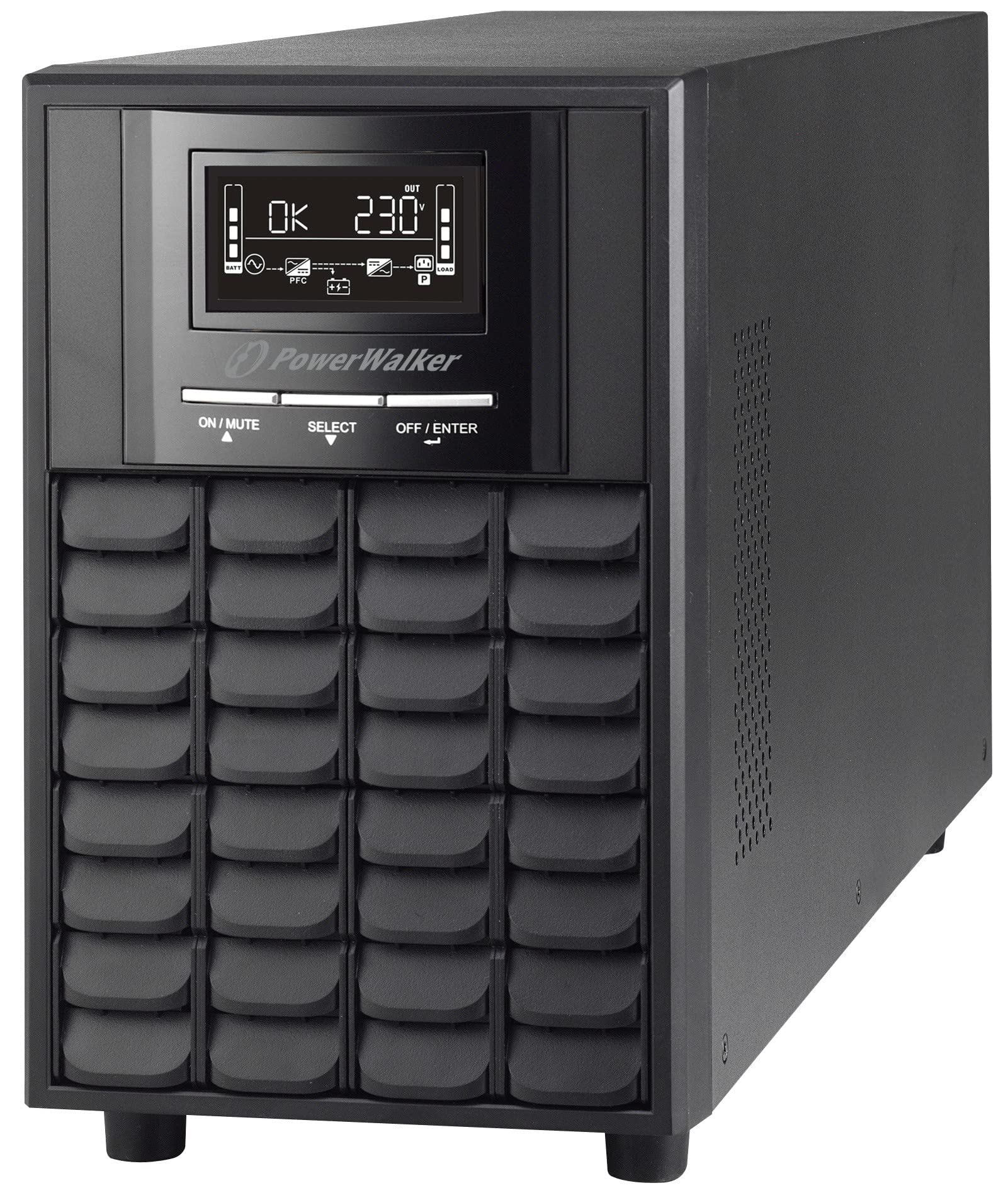 PowerWalker Vi 3000 CW FR UPS 3000 VA / 2100 W Line Interac, 10121137 (3000 VA / 2100 W Line Interac French, Pure Sine Wave).