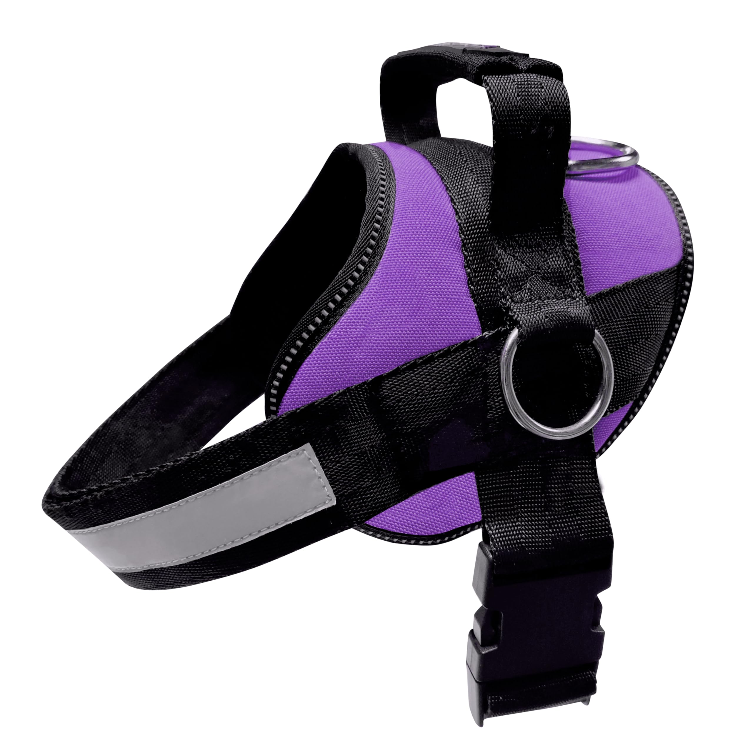 Joyride Basic Essential Dog Harness 1.0 - Small, Medium, Large Dogs, No-Pull Pet Vest with 3 Side Rings for Leash Placement, Adjustable for Training (