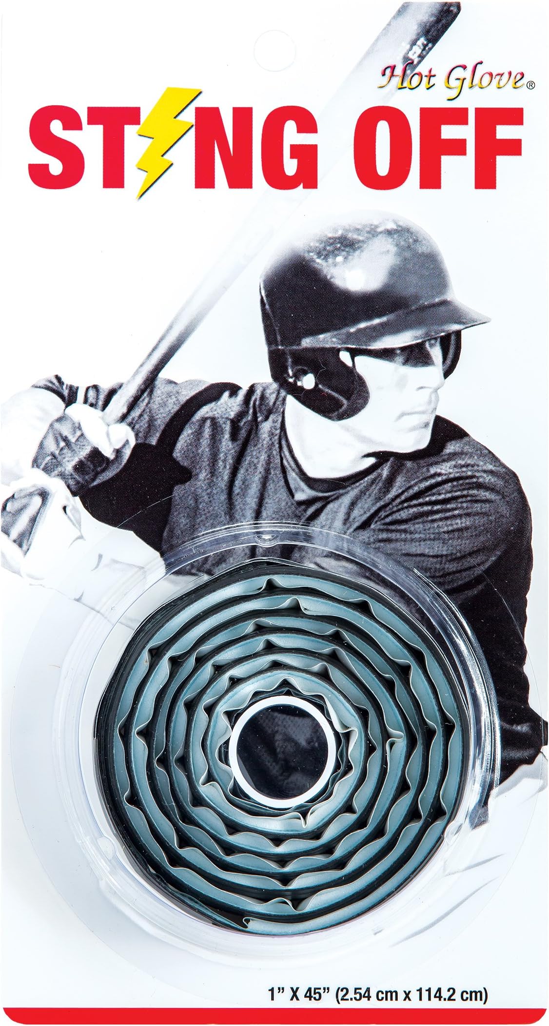 Sting Off Cushion Bat Grip for Max Shock Absorption, 3.8mm Thick