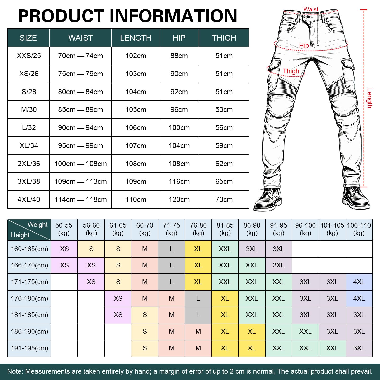 Uomo Pantaloni da Moto, Motorcycle Pantaloni, Jeans per Motociclismo,