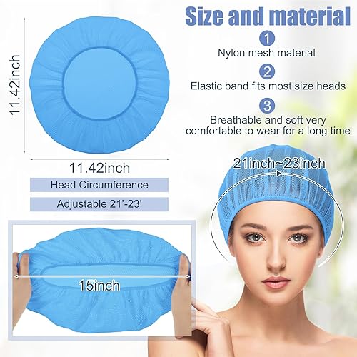 Miniatura 2 de Gorro de dormir de malla para dormir de 4 piezas para mujeres