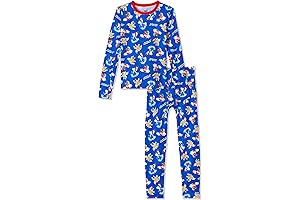 Boys Thermal Underwear Set: Your Son's Perfect Sonic Pajamas