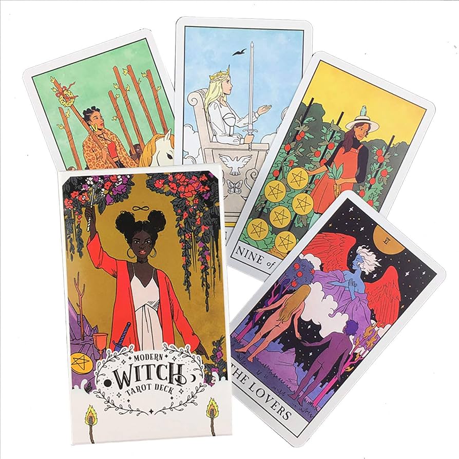 Amazon.co.jp: 80pcsタロットカード、現代の魔女タロットデッキ