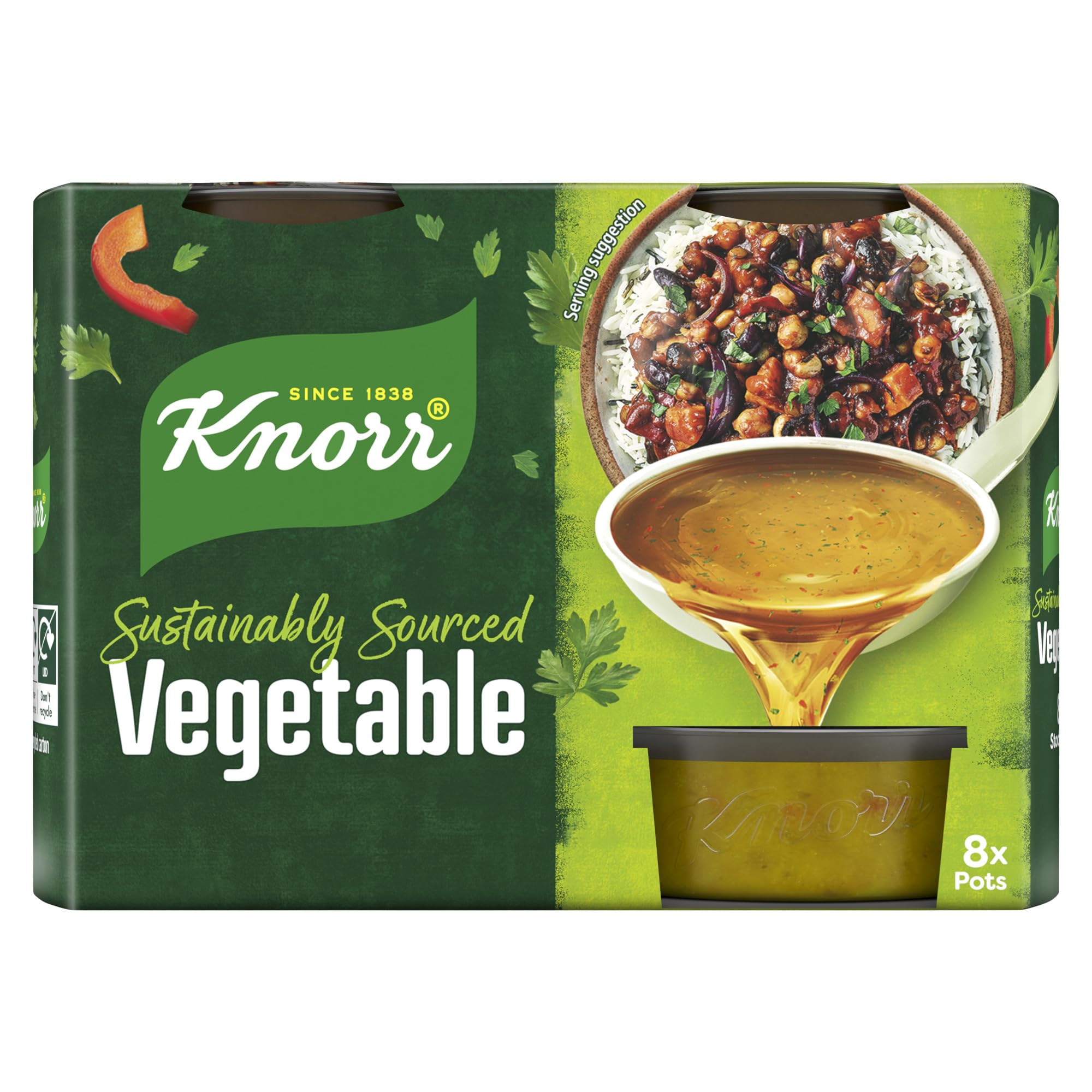 Vegetable Stock Pot, 8 x 28g