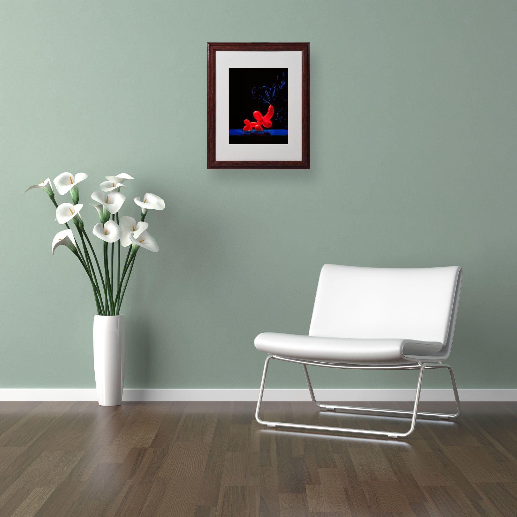 Amazon｜Trademark Fine Art Balloon Elephant by Roderick Stevens