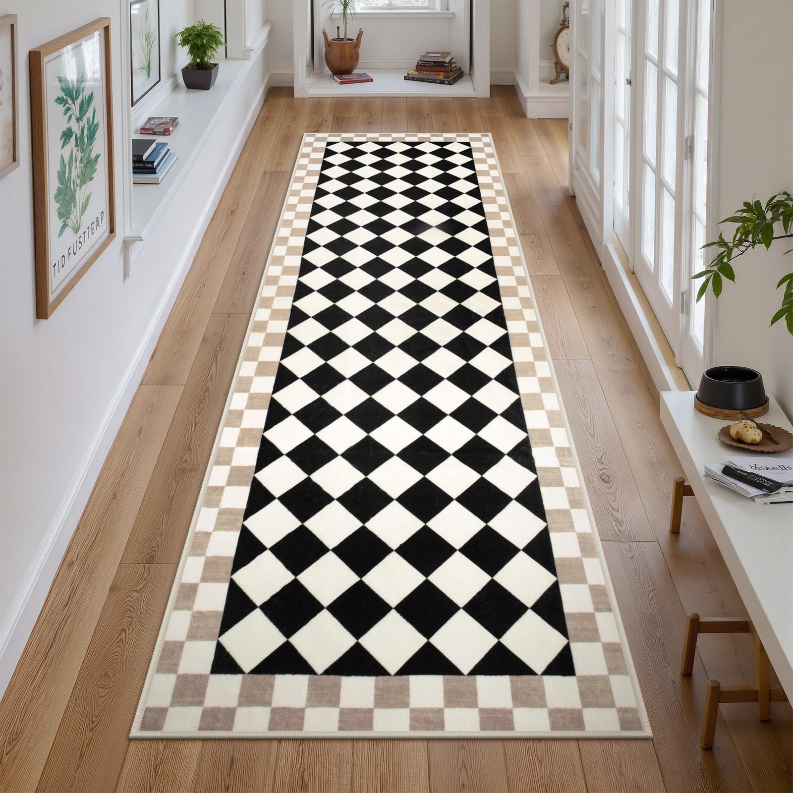 Morebes Checkered Runner 2x7