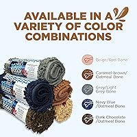 Vista 7 de Soggy Doggy Slopmat – Marrón caramelo/hueso de avena – 18 x 24 pulgadas – Tapete de puerta absorbente de agua para patas fangosas y cuencos