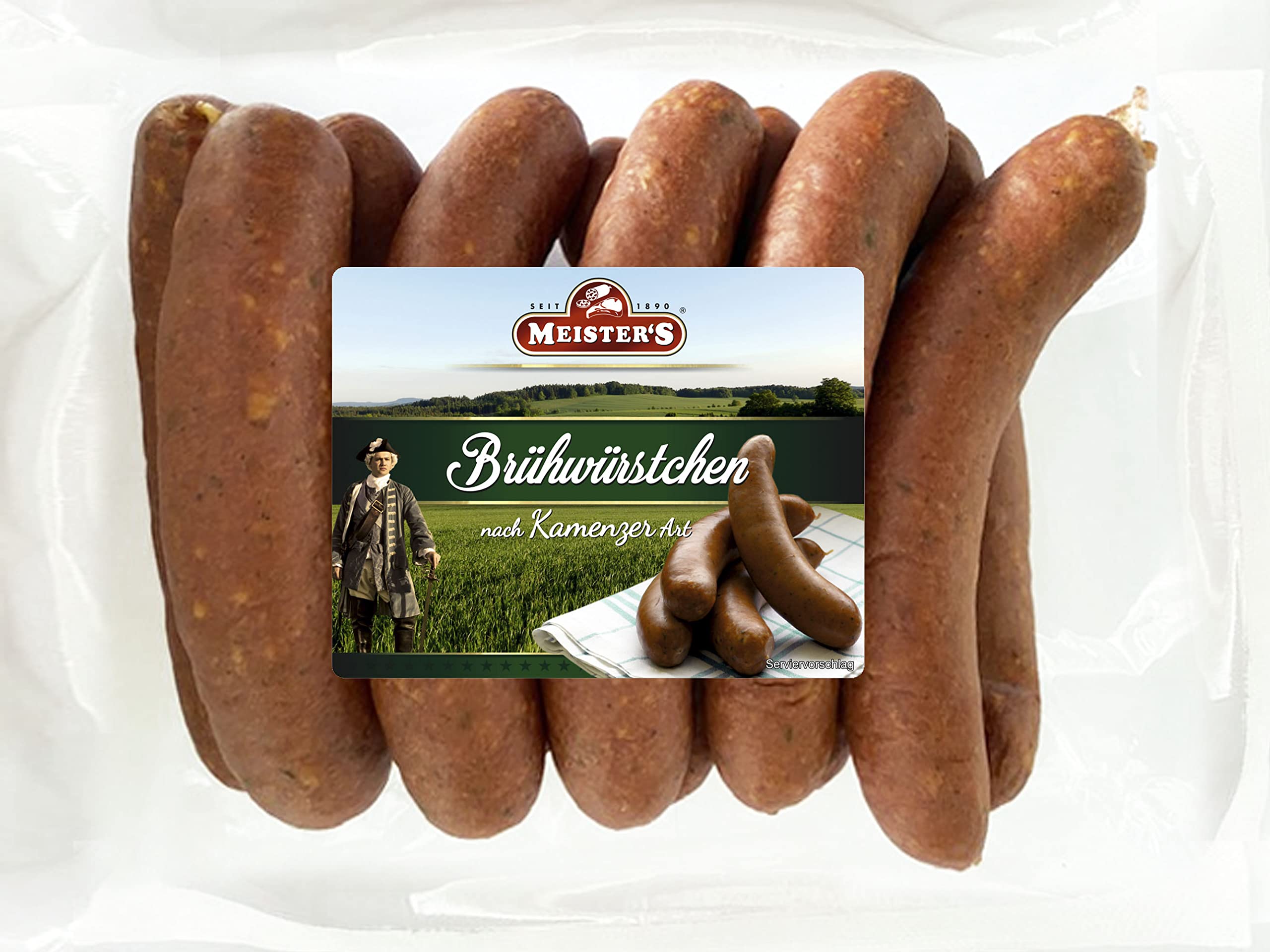 Würstchen nach Kamenzer Art | Wurst geräuchert zum Braten, Grillen und Wurstwärmer 10 x 110g