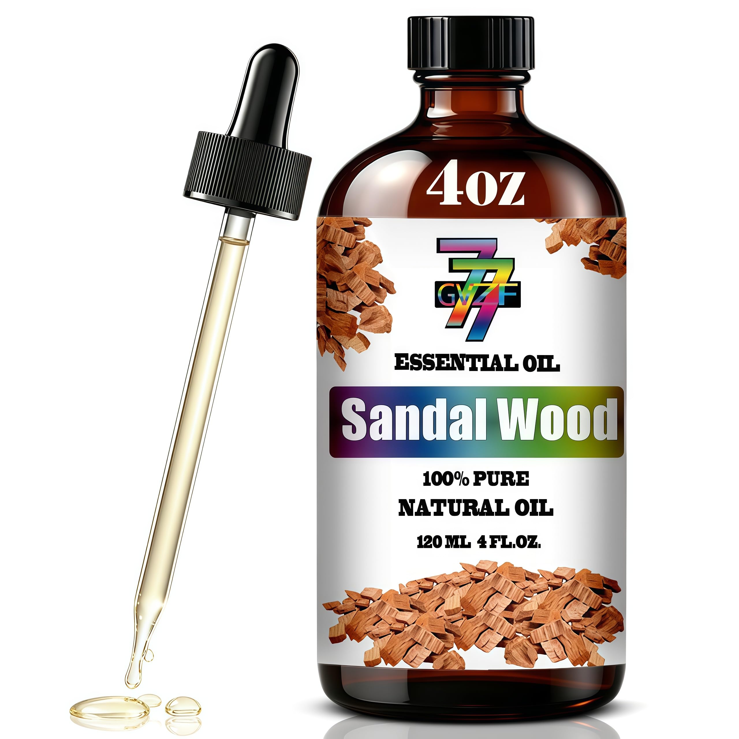 Sandalwood Essential Oil for Diffuser Massage,Sandalwood Oil - 4 oz