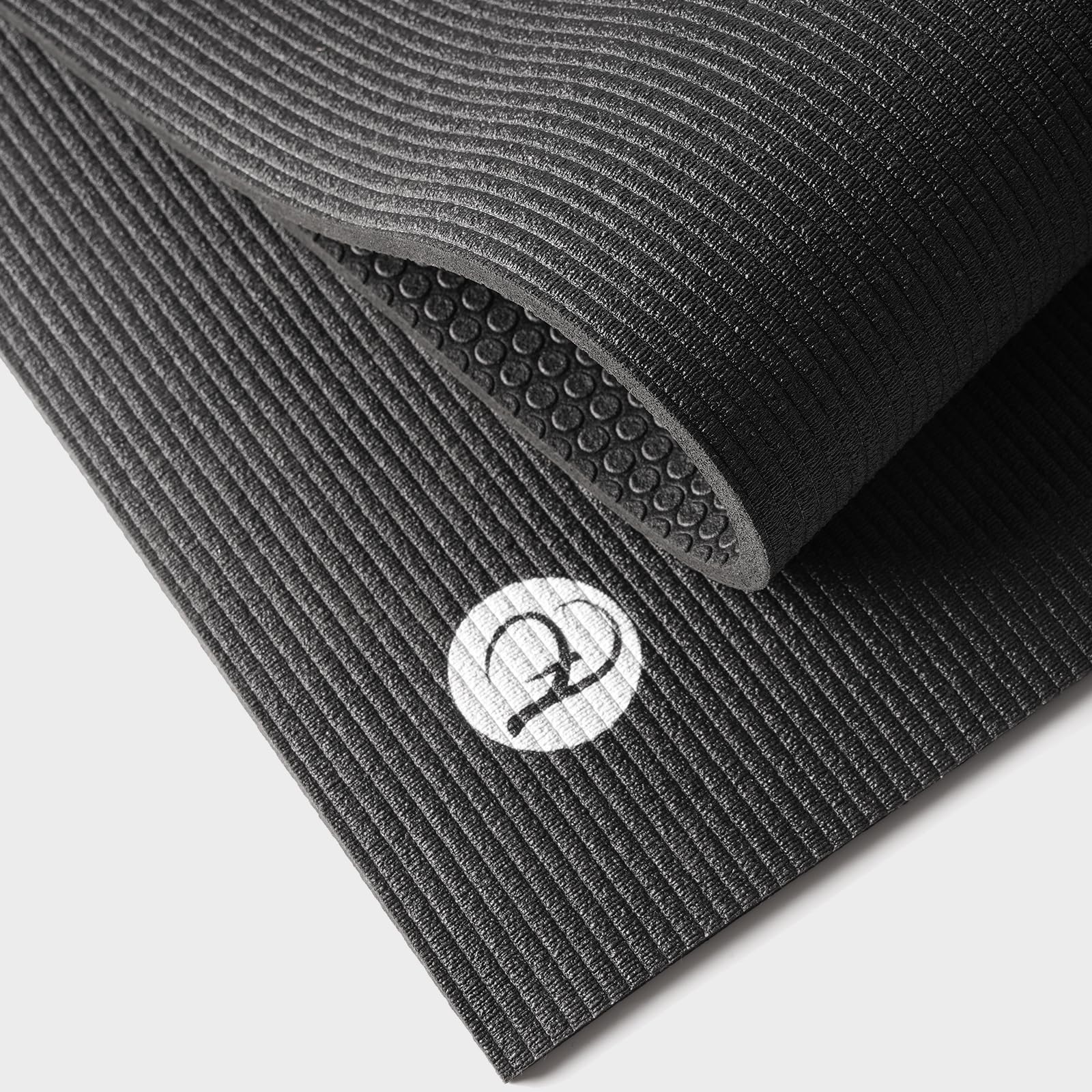 Tapete de yoga de 6 mm, extragrueso, de alta densidad, antideslizante, antidesgarros, para yoga, pilates, fitness y entrenamiento en casa (71 x 24 x 0.25 pulgadas)