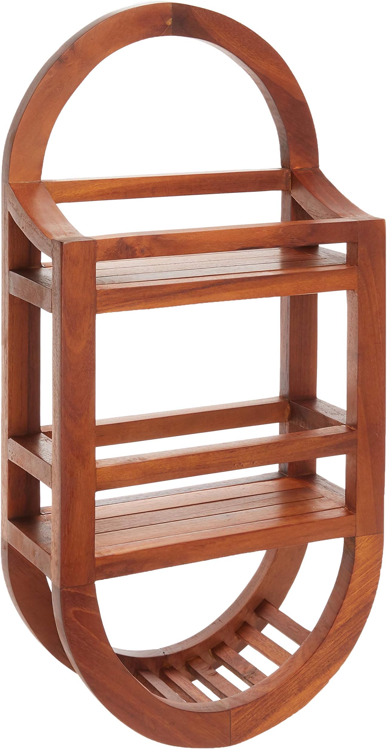 Bare Decor Teak Shower Caddie Storage Organizer