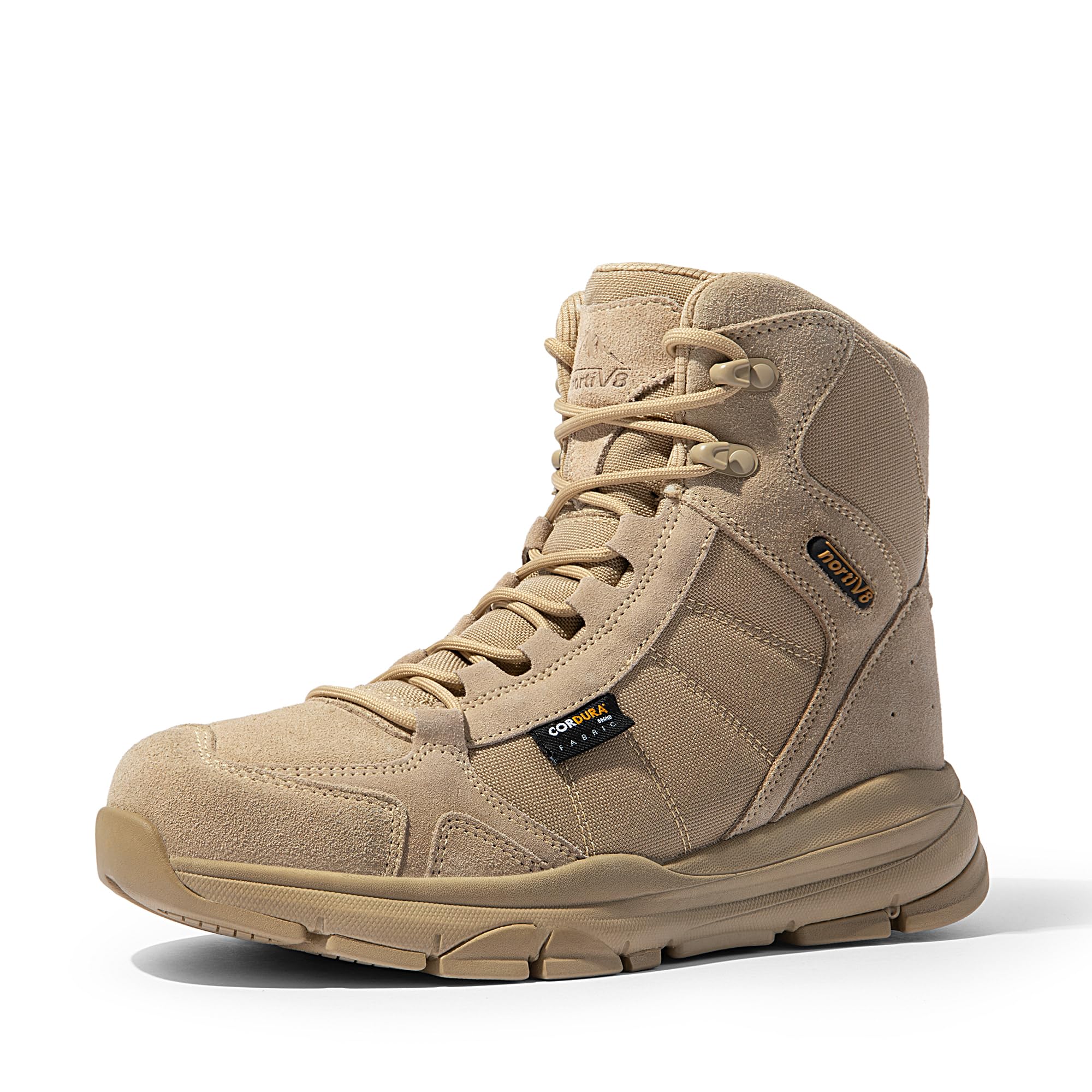 NORTIV 8Men's Lightweight Military Tactical Work Boots Outdoor Hiking Motorcycle Combat Boots