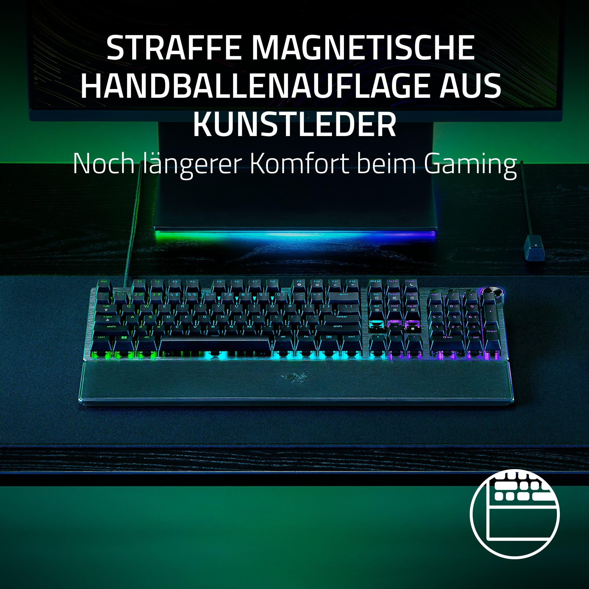 Razer Huntsman V3 Pro - German Layout + Goliathus Extended Chroma