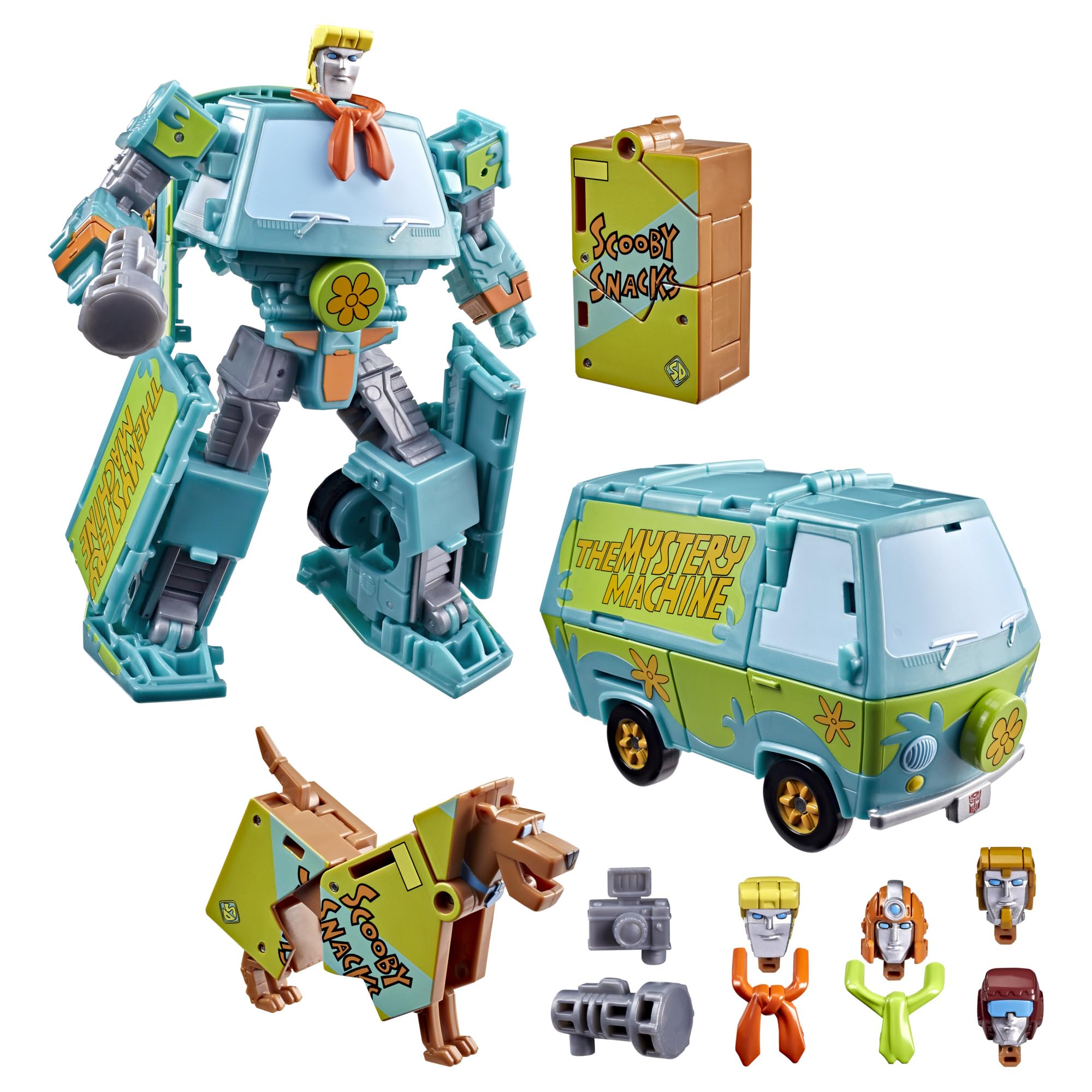 Transformers Scooby Doo Mysterious Prime & Automutt Converting Action Figure Set