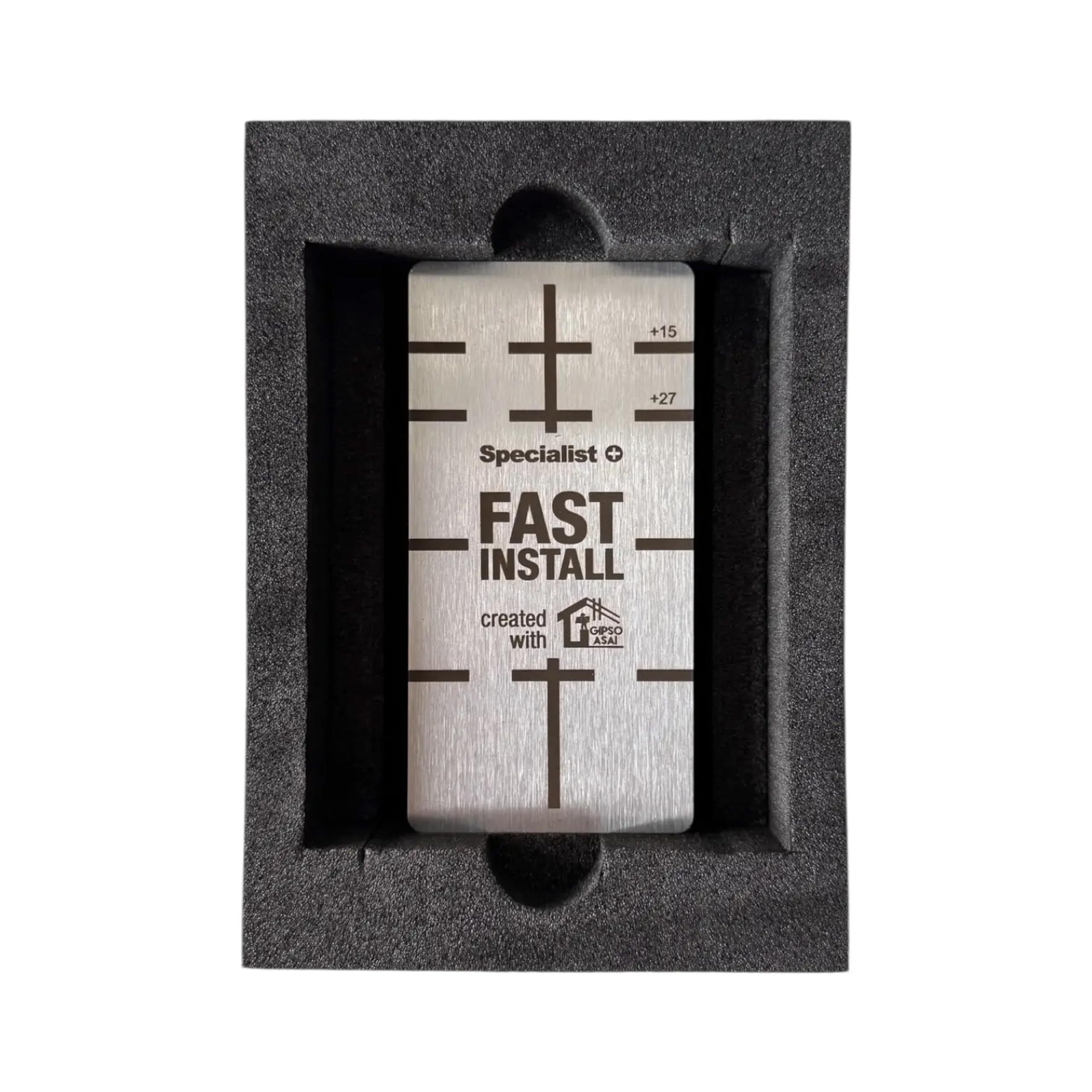 Specialist+ Fast Install Drywall Magnet 5Cm | Magnetic Tool For 47-50Mm Cd Profiles | Strong 10Kg Holding Force | Quick & Precise Mounting Aid