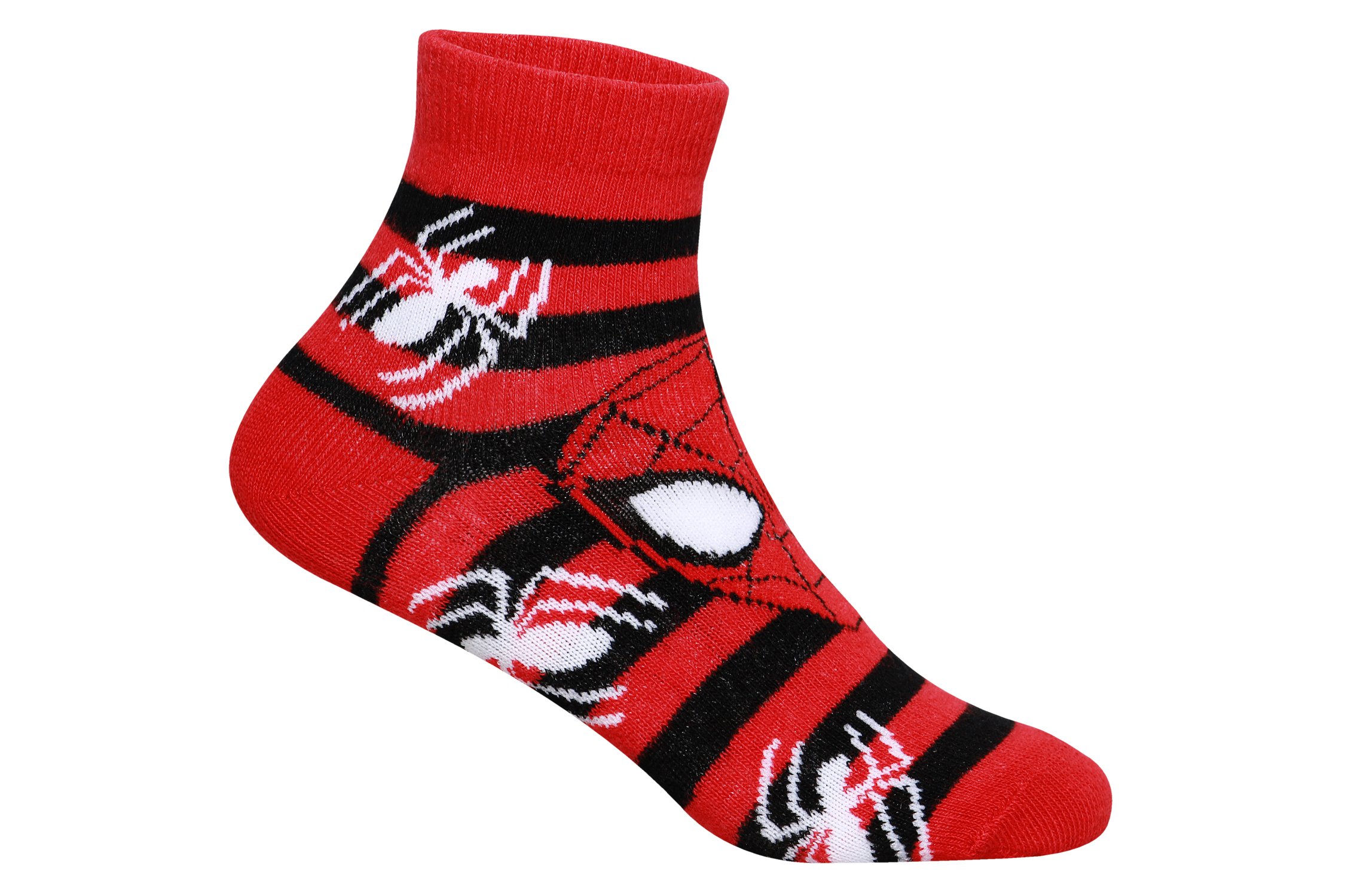 Supersox Ankle Disney Avenger Socks for Kids, Made with Breathable, Anti Odour & Moisture Absorbent Combed Cotton with a Extra Durable Welt, Ideal For All Day Wear (Pack Of 5) - Image 6 thumbnail