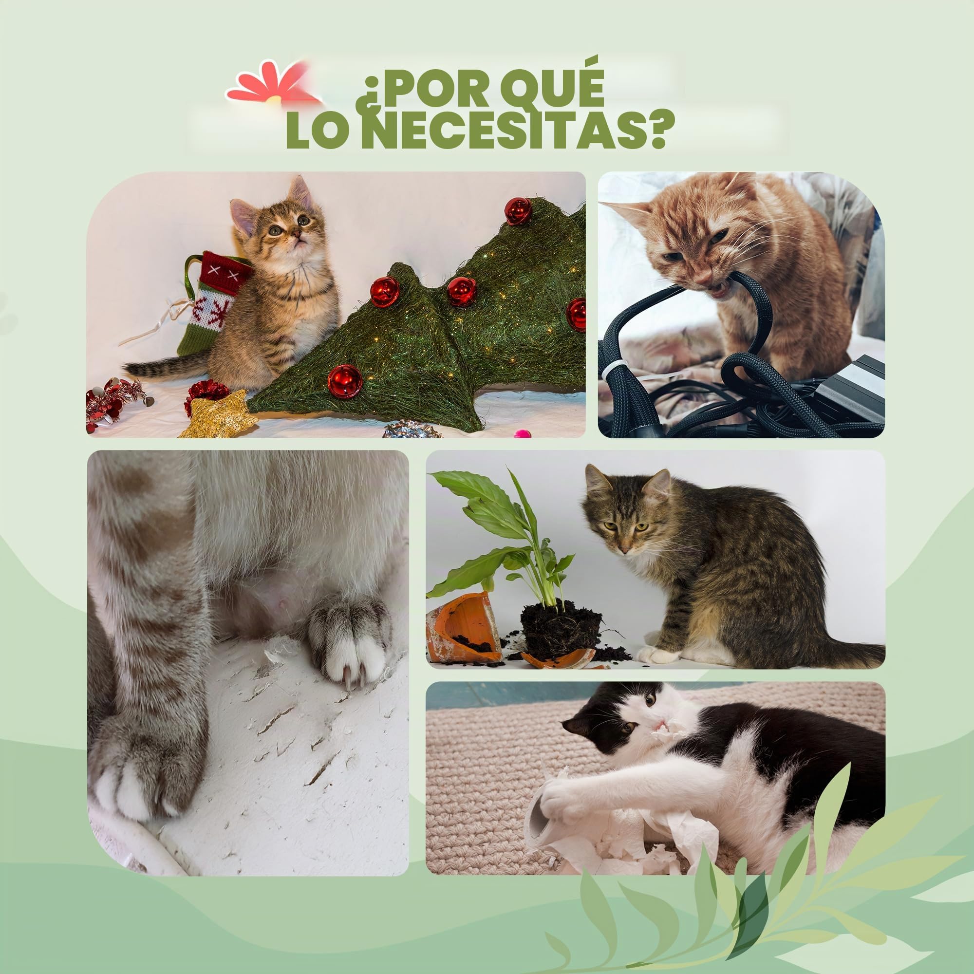 PawHut Árbol para Gatos de Suelo a Techo, multinivel, Torre para Gatos Regulable en Altura 225-255 cm, con Postes rascadores de sisal, caseta, Cama y Pelota Colgante, Revestimiento de Felpa, Gris | Varios niveles, Postes Sisal, Nicho, Cama, Pelota colgant