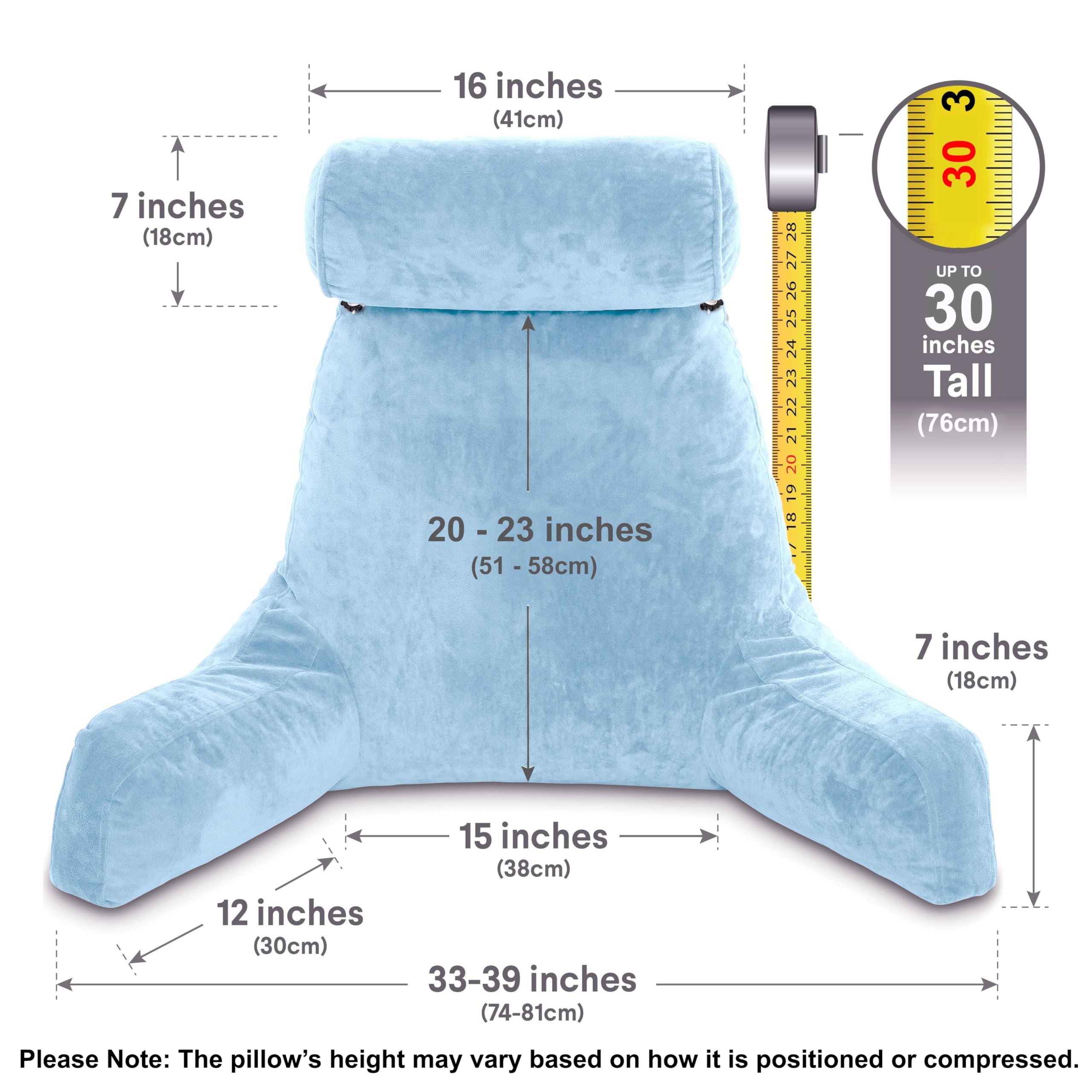 Amazon.com: Husband Pillow XXL – Reading Pillow Bed Chair