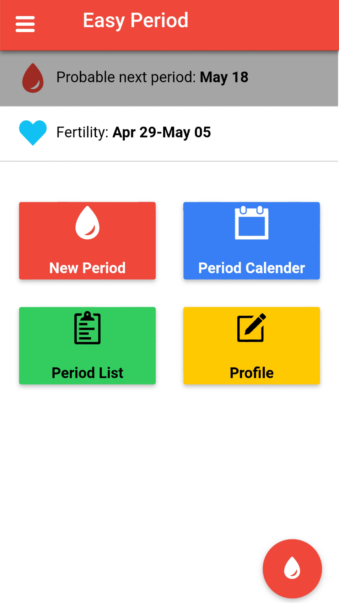 Easy Period - App on Amazon Appstore