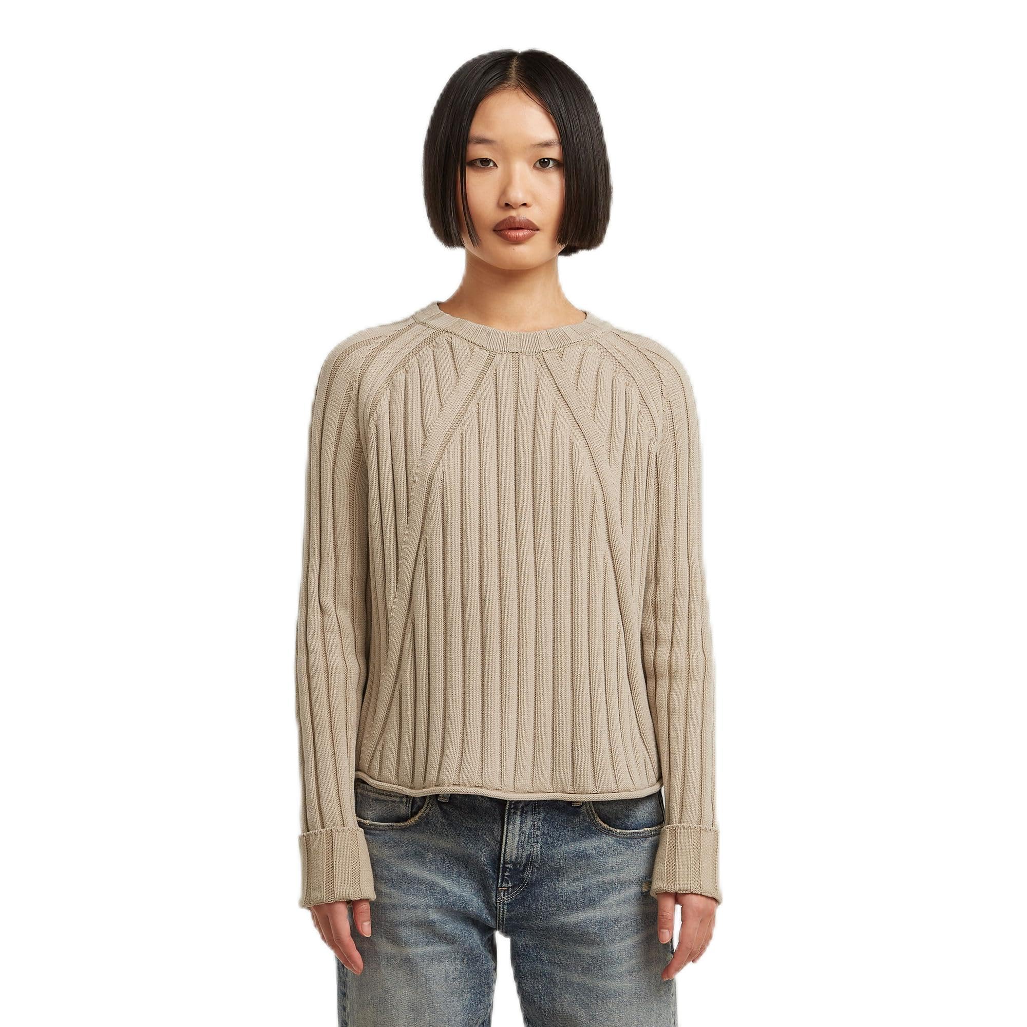 G-Star Washed Loose R Knit Wmn Sudadera Mujer (Pack de 1)