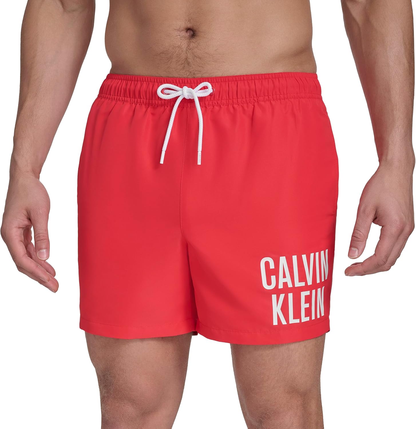 Calvin Klein Mens Volley Quick Dry Lightweight Swim Trunk