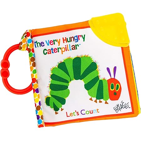 Let's Count Soft Book - World of Eric Carle The Very Hungry Caterpillar Baby Teething Crinkle Book