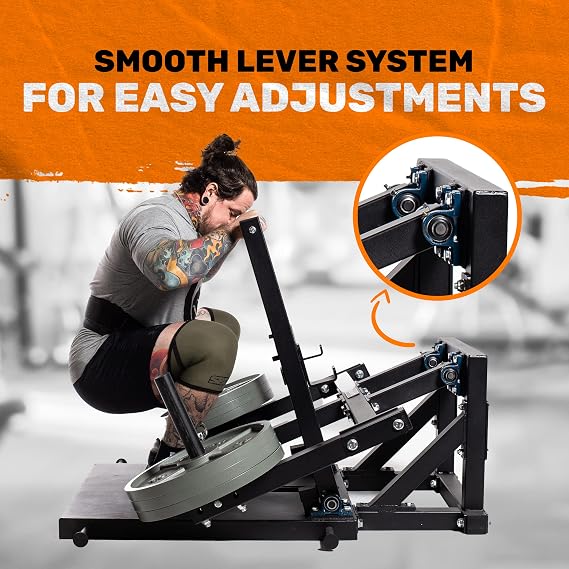 Belt Squat Machine 2.0 [Bells of Steel] Robust Leg Press Machine | Leg Workout Equipment Squat Machines for Home | Includes Weightlifting Belt, Top and Bottom Pegs | 11 Gauge Steel, 700 lb Capacity