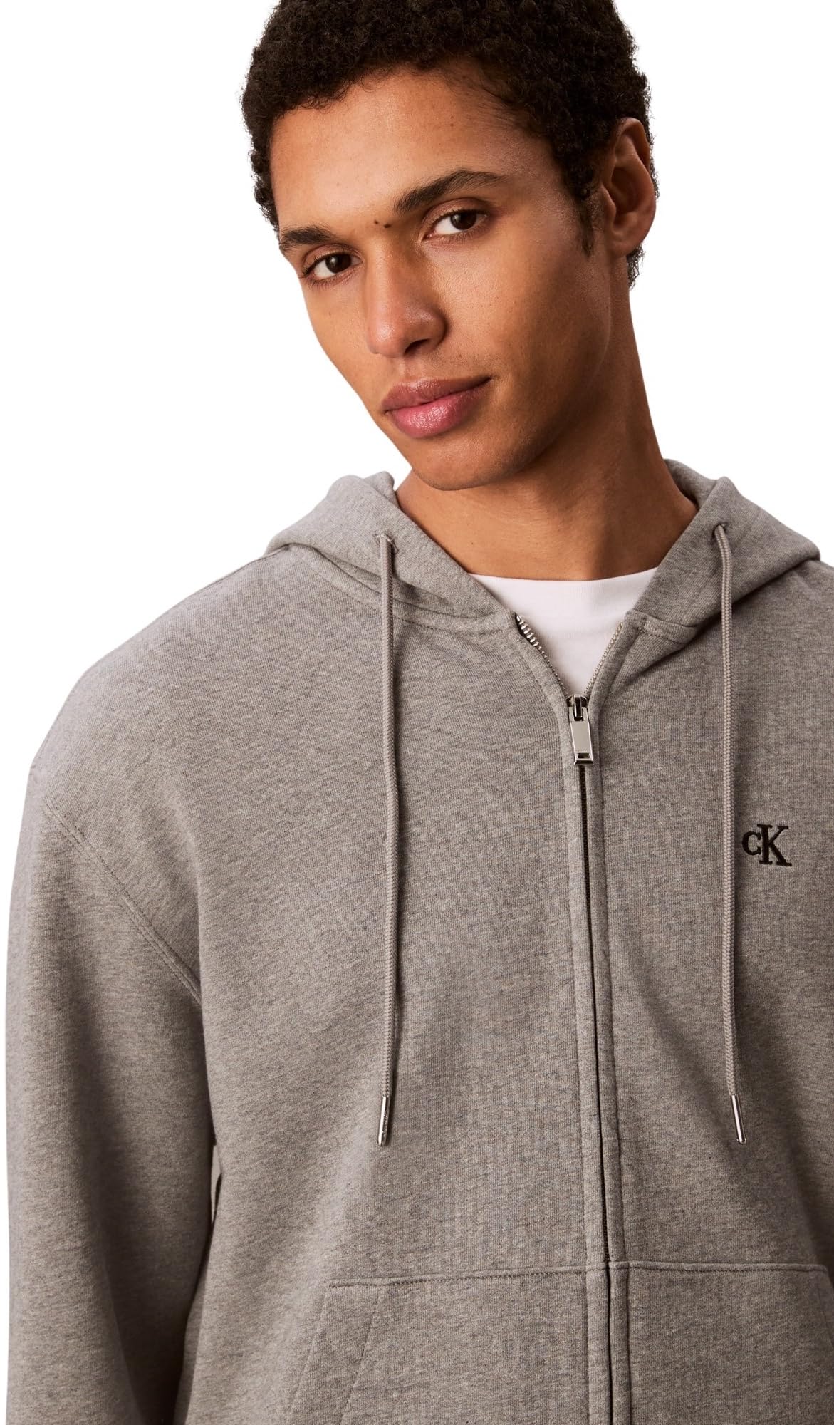 Calvin Klein Bluzy Mężczyźni Ls Eu 350terry Monogram Fz Hoodi Lv04rd240g