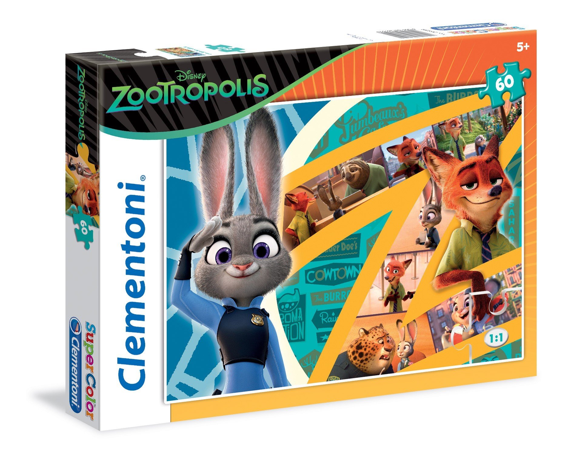 Clementoni - 26959 - Zootropolis Jigsaw Puzzle 60 Pieces : Amazon