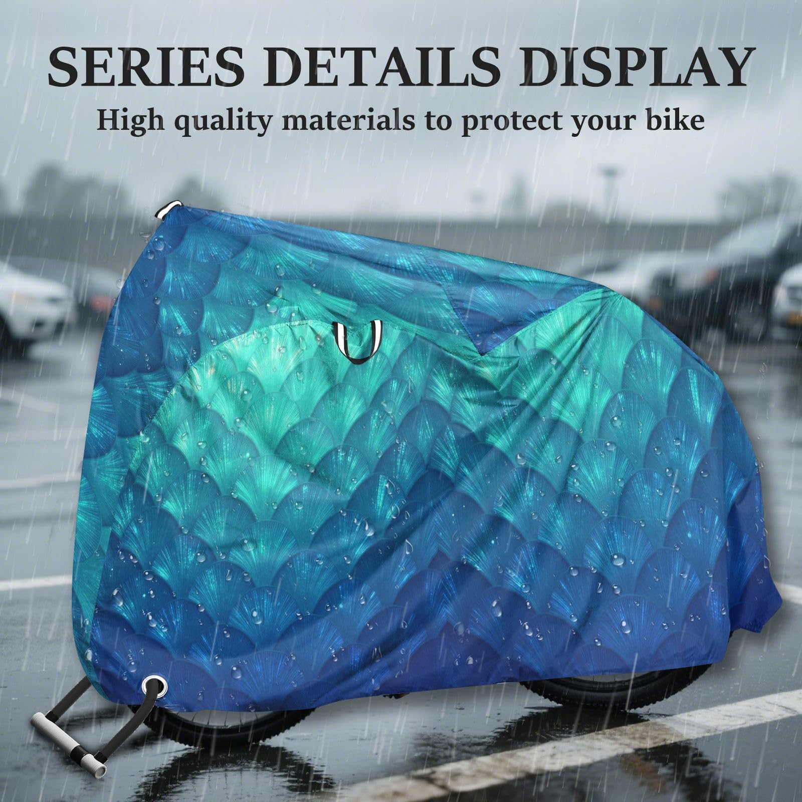 Housse de vélo en polyester imperméable, isolation thermique