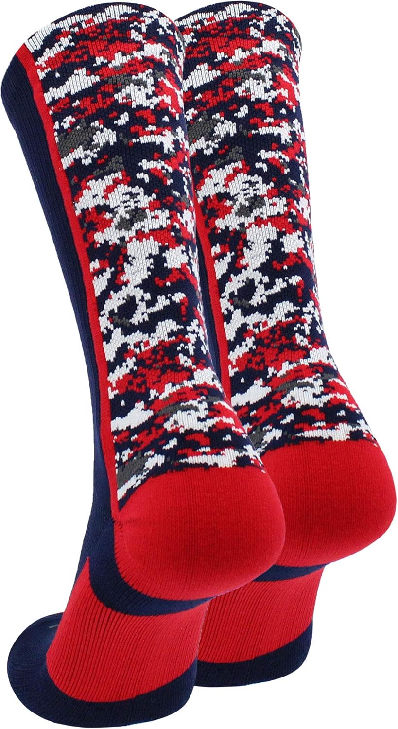 TCK Men's Crew X-Large Navy/Scarlet/White