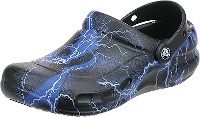 Crocs Unisex Adult Men's and Women's Bistro Graphic Clog | Slip Resistant Work Shoes