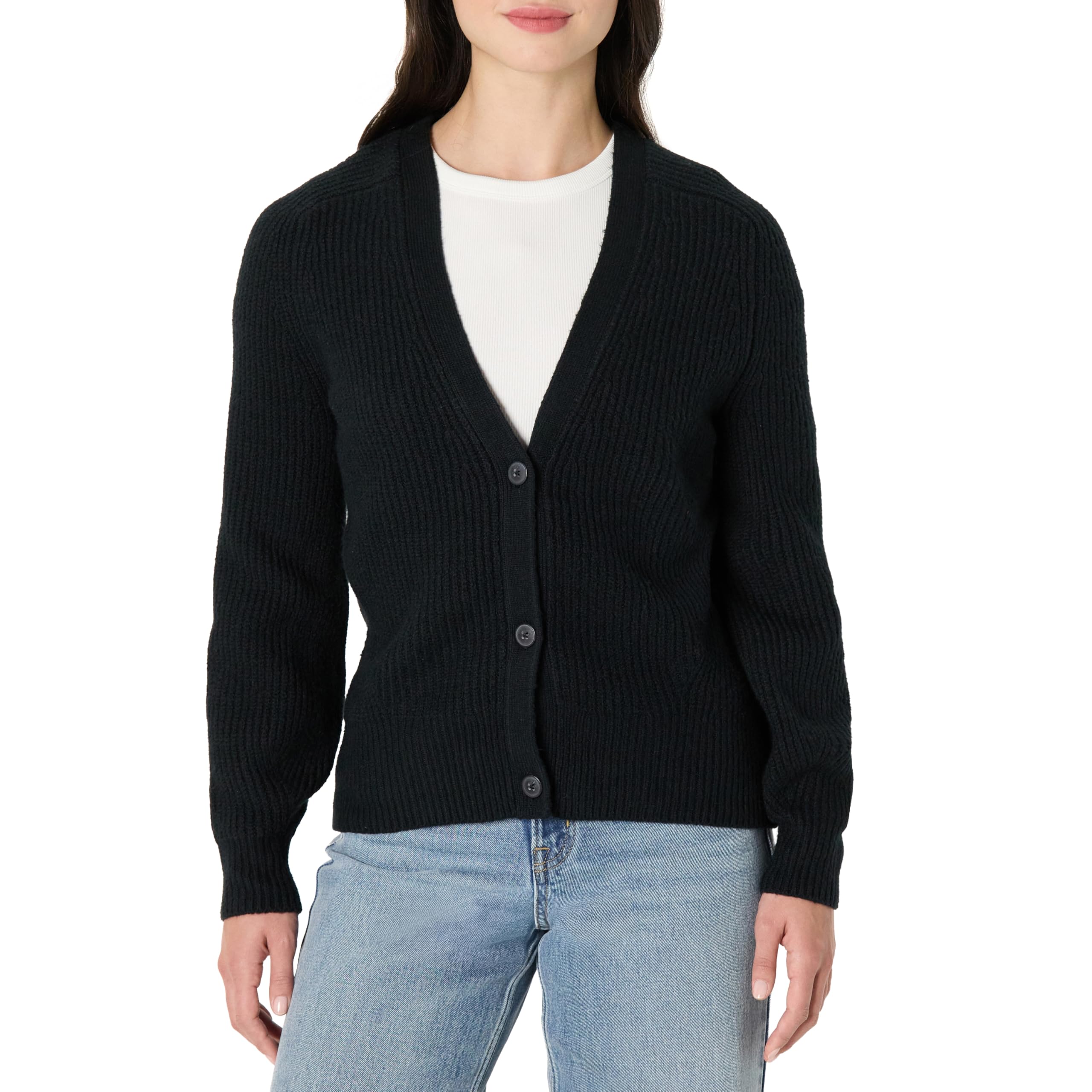 Amazon Essentials Femme Cardigan Côtelé Doux Au Toucher