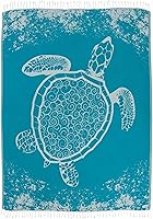 Vista 23 de Sand Cloud Marine Life Toalla turca, sin arena, 100% hilo de algodón orgánico, secado rápido, para playa, picnic, manta o toalla de baño, como se
