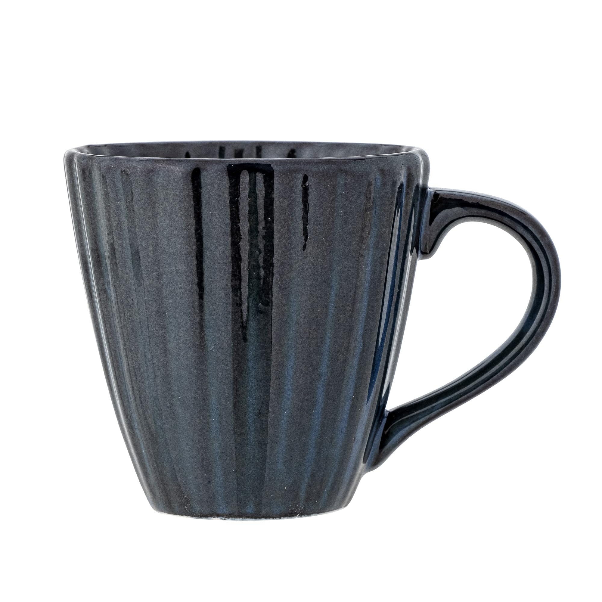 Bloomingville Latina Mug, Stoneware, Diameter 8.5 x Height 8.5 cm, 220 ml (Dark Blue)