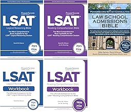The PowerScore LSAT Bible Trilogy Practice Pack 2025-2026: Most Comprehensive LSAT Prep Study System and Law School Application Advice. Includes all ... section of the LSAT, plus Admissions Guide