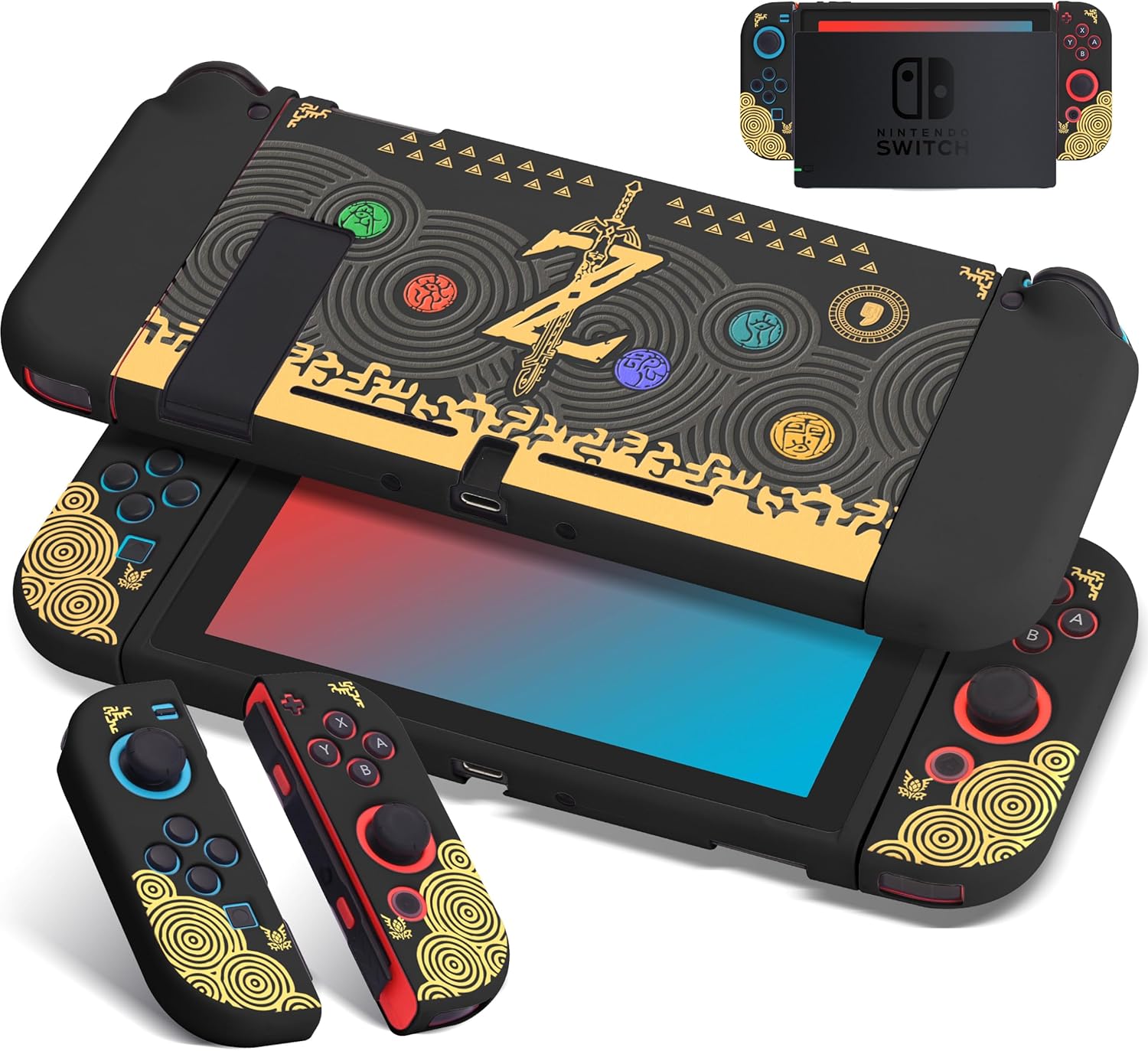 Xcitifun Designed for Nintendo Switch Case Switch JoyCon