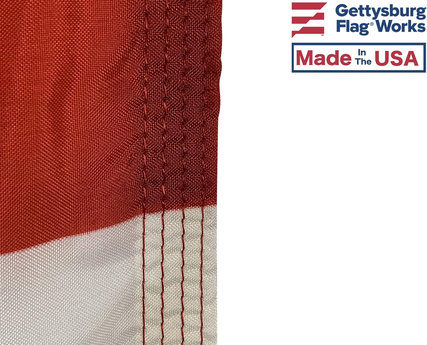 4x6' State of Georgia Flag - All Weather Nylon & Reinforced Fly End Stitching - Made in USA - Image 4