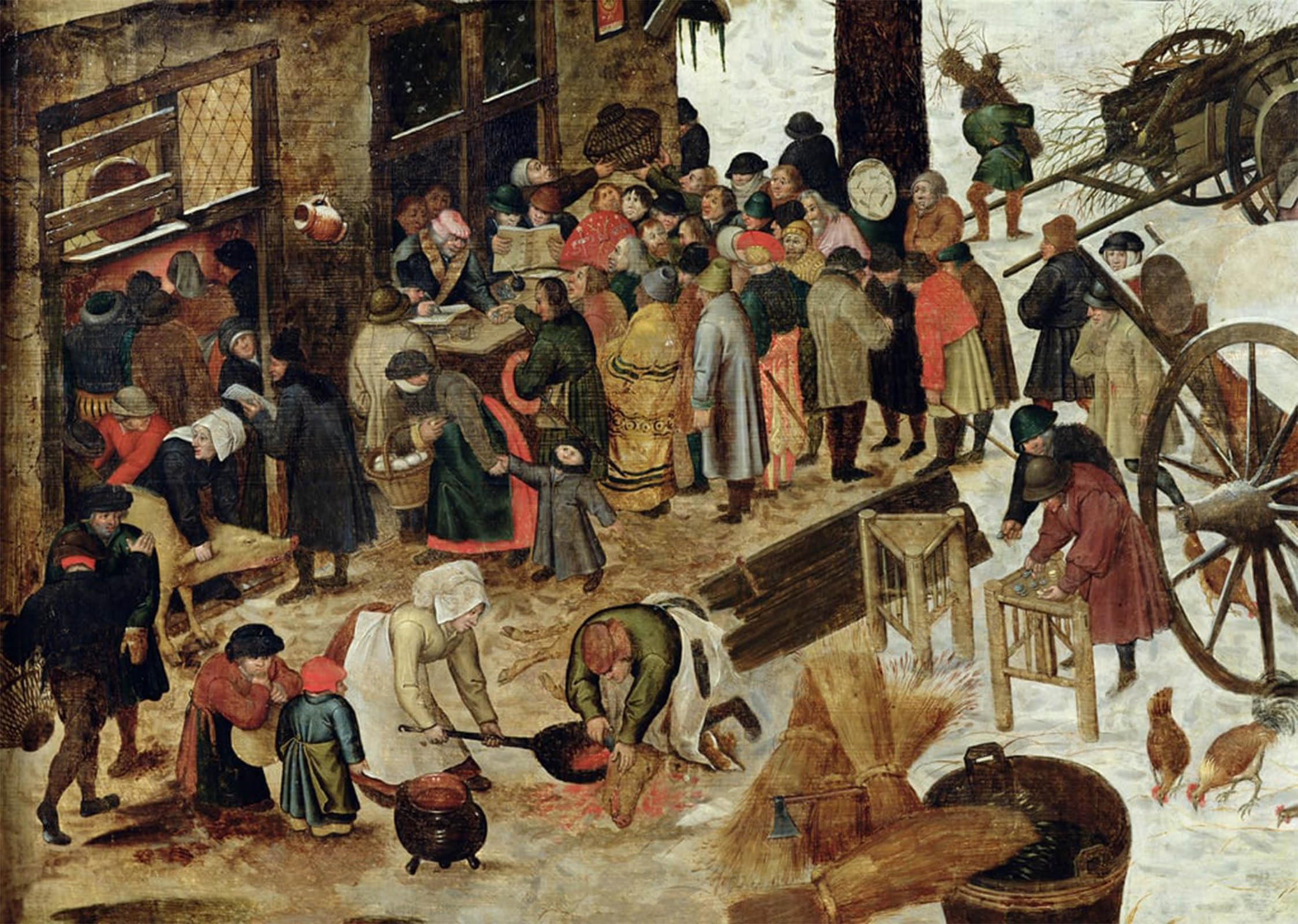 ARTXLXXBN Famous Painting Canvas Artwork Graffiti Print Canvas Printed Picture Poster by Pieter Brueghel the Younger Portrait Canvas Image for Home Decor 60x90cm