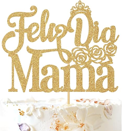 Tivurcia Feliz Dia Mama - Decoración para tartas, decoración de pastel con la mejor mamá del mundo de España, suministros de fiesta para el día de disponible en Yaxa Costa Rica