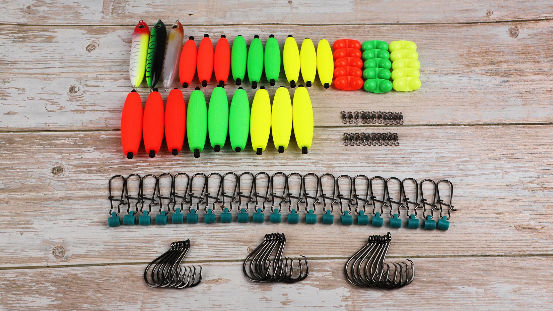 Catfish Rig Making Kit 131pcs Catfish Tackle Box With Catfish