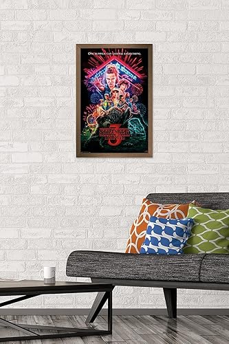 Vista 71 de Trends International - Stranger Things de Netflix: Temporada 3, póster para pared de una hoja, 57 x 86 cm, versión de alta calidad no enmarcada