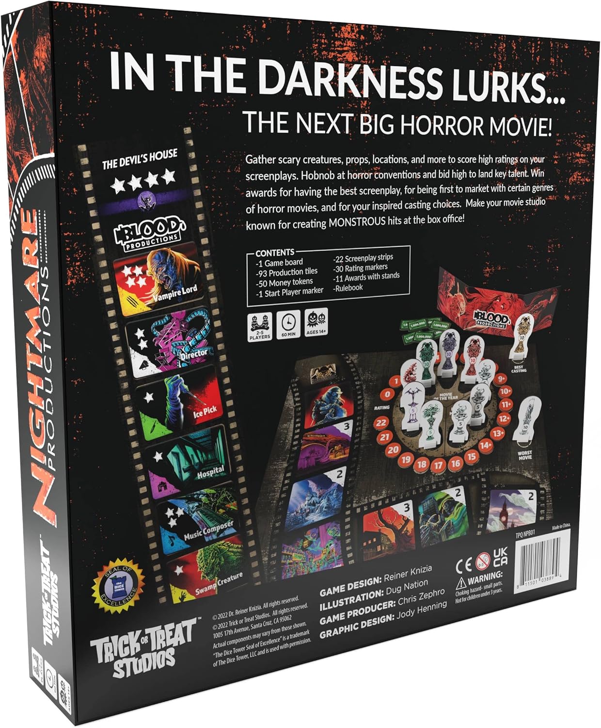 Nightmare Productions Board Game
