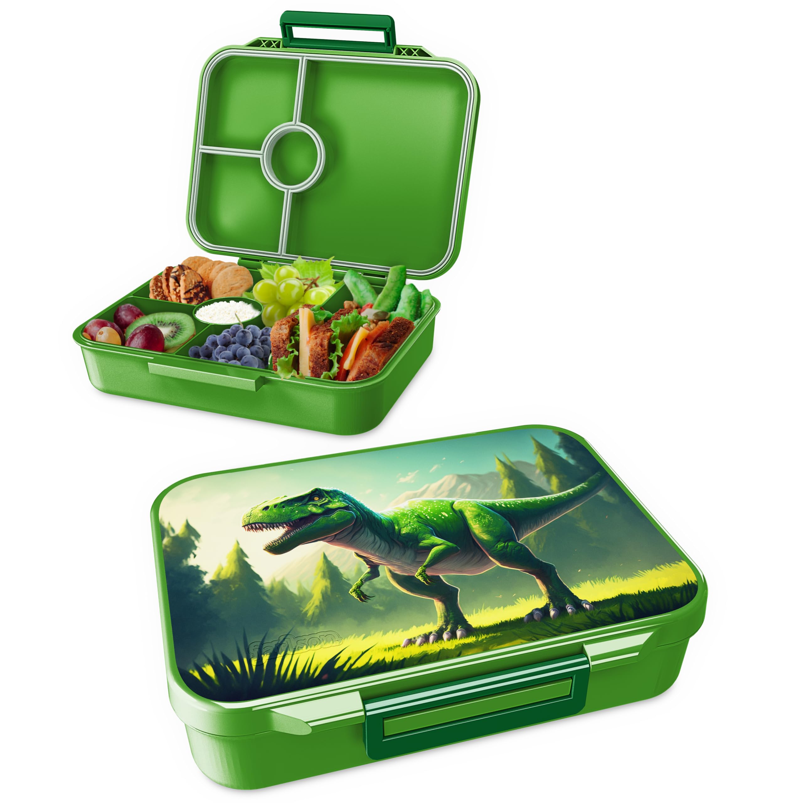 Boîte à Sandwich Enfants Jarlson 4 Compartiments 850ml - Licorne | Anti-fuite Et Certifiée TÜV